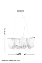 6 Light Chrome Pendant Light | Lerici