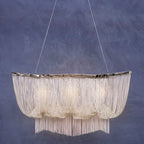 6 Light Chrome Pendant Light | Lerici