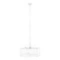 6 Light Hexagonal Chrome Pendant Light | Lerici