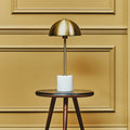 Table Lamp with White Marble Base | Murdoch