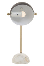 Brass Finish Table Lamp with Marble Base | Murdoch