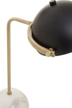 Brass Finish Table Lamp with Marble Base | Murdoch
