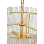 Six Bulb Glass Pendant Light | Ritz