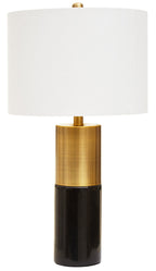 Black Marble and Gold Table Lamp | Edgar