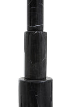 Black Marble Table Lamp with Ivory Shade | Elara