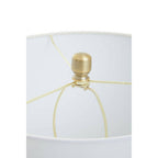 Black Marble and Brushed Gold Table Lamp | Elin