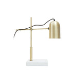 Gold and Marble Adjustable Desk Lamp | Equipoise