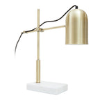 Gold and Marble Adjustable Desk Lamp | Equipoise