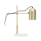 Gold and Marble Adjustable Desk Lamp | Equipoise