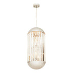 Chrome Finish 6 Bulb Pendant Light | Kensington Townhouse