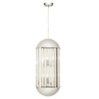 Chrome Finish 6 Bulb Pendant Light | Kensington Townhouse