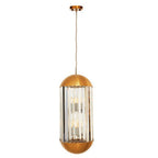 Bronze Finish 6 Bulb Pendant Light | Kensington Townhouse