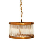5 Bulb Small Bronze Pendant Light | Kensington Townhouse