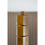 White Fabric Shade Table Lamp | Marmo