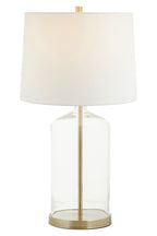 White Fabric Shade Table Lamp | Nadia