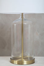 White Fabric Shade Table Lamp | Nadia