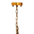 Brass Finish Small Vertical Pendant Light | Karli
