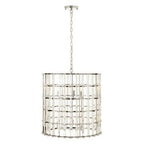 Chrome and Glass Vertical Light | Karli