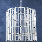 Chrome and Glass Vertical Light | Karli