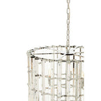 Chrome and Glass Vertical Light | Karli
