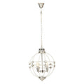 Pendant Light in Clear Acrylic and Chrome Finish | Karlo