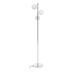 Chrome Finish Floor Lamp with Three Lights | Karter