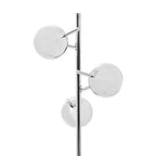 Chrome Finish Floor Lamp with Three Lights | Karter