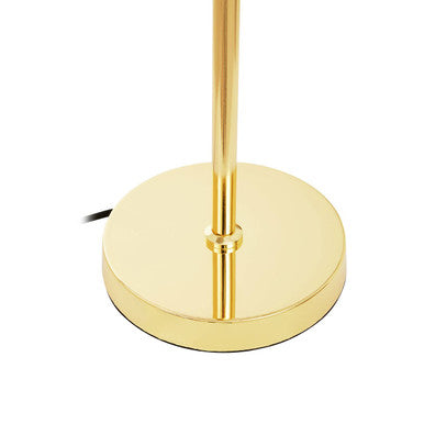 Silver Glass with Gold Finish Table Lamp | Karter