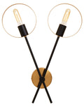 Two Bulb Ring Wall Light | Trieste