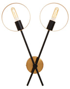 Two Bulb Ring Wall Light | Trieste