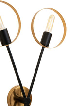 Two Bulb Ring Wall Light | Trieste