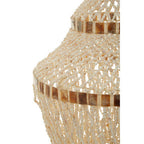 Natural White and Amber Shell Pendant Shade | Palu