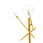 Brass Finish 3 Bulb Table Lamp | Abira