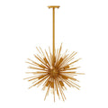 Brass Finish Metal Pendant Light | Spike