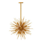 Brass Finish Metal Pendant Light | Spike