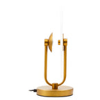 White Marble and Gold Finish Table Lamp | Waldorf