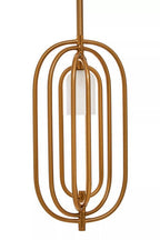 Gold and Frosted Glass Statement Pendant Light | Orbo