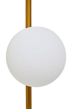 Four Bulb White Glass Wall Light | Abira