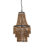 Wooden Beads Large Chandelier | Lapiz