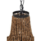Wooden Beads Large Chandelier | Lapiz