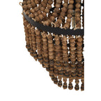 Wooden Beads Large Chandelier | Lapiz
