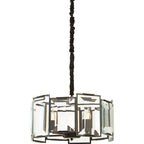 Black 6 Light Chandelier | Babylon