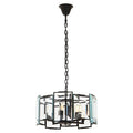 Black Small 6 Light Chandelier | Babylon