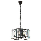 Black Small 6 Light Chandelier | Babylon