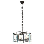 Black Small 6 Light Chandelier | Babylon