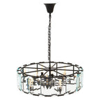Large Black 12 Light Chandelier | Babylon