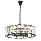 Large Black 12 Light Chandelier | Babylon