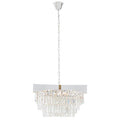 Six Bulb Chrome Chandelier | Babylon