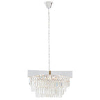 Six Bulb Chrome Chandelier | Babylon