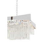 Six Bulb Chrome Chandelier | Babylon